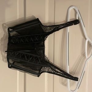 Black corset top